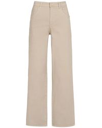 Lorena Antoniazzi - Straight-Leg Logo-Patch Jeans - Lyst
