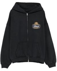 Rhude - Logo-Print Zip-Up Hoodie - Lyst