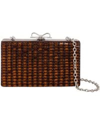 Self-Portrait - Pochette À Ornements En Cristal Chainmail - Lyst