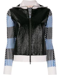 Marni Graphic Print Bomber Jacket - Black