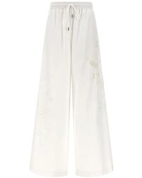 Ermanno Scervino - Lace-insert Trousers - Lyst