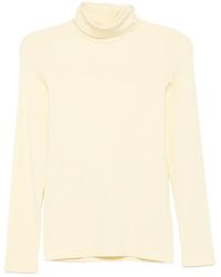 Marc O' Polo - T-Shirt Met Col En Lange Mouwen - Lyst