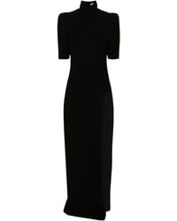 Monot - Core High-neck Open-back Maxi Dress - Lyst