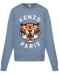 KENZO - Sweatshirt Mit Lucky Tiger-Stickerei - Lyst