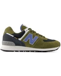 New Balance - 574 Logo-Detail Sneakers - Lyst
