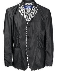 Junya Watanabe - Contrasting-Trim Buttoned Blazer - Lyst