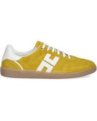 Elisabetta Franchi - Suede Leather Sneakers - Lyst