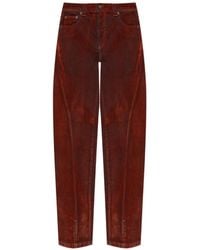 AVAVAV - Slit-Detail Straight-Leg Jeans - Lyst
