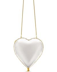 Oscar de la Renta - Heart Ballon Chain Clutch Bag - Lyst