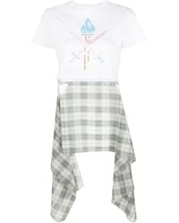 Opening Ceremony - Cropped Logo-Print T-Shirt - Lyst
