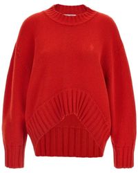 The Attico - Trui Met Asymmetrische Afwerking - Lyst