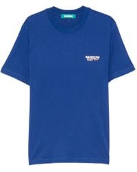 Barrow - Bear-Print Logo-Print T-Shirt - Lyst