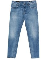 Dondup - Brighton Faded Straight-Leg Jeans - Lyst