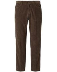 Incotex - Corduroy Straight-Leg Trousers - Lyst