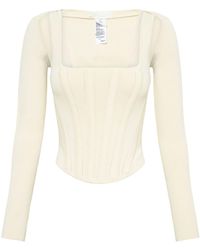 Dion Lee - Long-sleeve Corset Top - Lyst