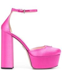 Prada - Pumps Con Plateau 135Mm - Lyst