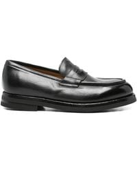 Green George - Penny Leather Loafers - Lyst