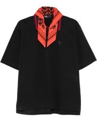 Kolor - Bandana-Embellishment Polo Shirt - Lyst