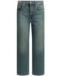 7 For All Mankind - Blauwe Jeans - Lyst