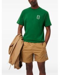 Lacoste - Tennis Print Cotton Jersey T-Shirt - Lyst