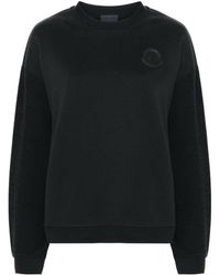 Moncler - Sweatshirt mit gummiertem Logo - Lyst