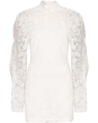 ROTATE BIRGER CHRISTENSEN Jurk Met Hoge Hals - Wit