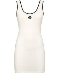 Philipp Plein - Kleid aus Baumwollstretch - Lyst