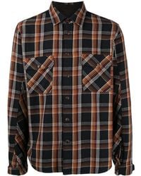 Rag & Bone - Plaid-Check Cotton Shirt - Lyst