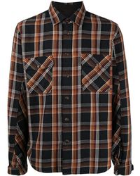 Rag & Bone - Plaid-Check Cotton Shirt - Lyst