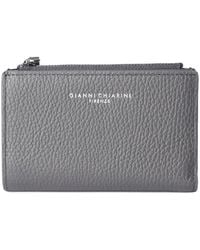 Gianni Chiarini - Logo-Print Pebbled Wallet - Lyst