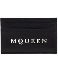 McQueen - Tarjetero Con Logo Estampado - Lyst