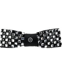 Maison Michel - Crystal-Embellished Bow Hair Clip - Lyst