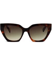Liu Jo - Lj814Sr Tortoiseshell Cat-Eye Sunglasses - Lyst