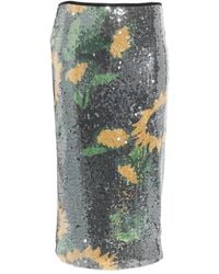 Moschino - Sequin-Embellished Midi Skirt - Lyst