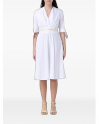 Hanita - Wrap-Style Tied-Cuff Dress - Lyst