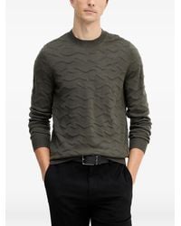 ARMANI EXCHANGE - Patterned Crew-Neck Sweater - Lyst