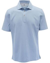 Brunello Cucinelli - Short-Sleeve Polo Shirt - Lyst
