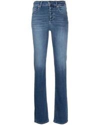 Liu Jo - High-waist Straight-leg Jeans - Lyst