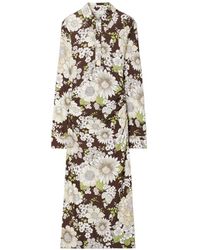 Tory Burch - Printed Viscose Dress - Lyst