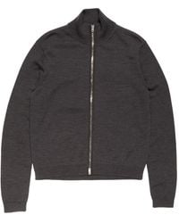 Acne Studios - Zip-Up Cardigan - Lyst