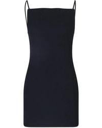 Givenchy - Sliced Square-Neck Spaghetti-Strap Mini Dress - Lyst