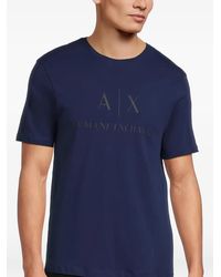 ARMANI EXCHANGE - Slim-Fit Crew-Neck Cotton T-Shirt - Lyst