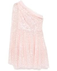 Needle & Thread - Robe Mi-Longue À Une Épaule - Lyst
