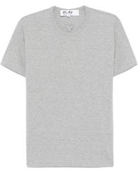 COMME DES GARÇONS PLAY - Signature Heart-Patch T-Shirt - Lyst