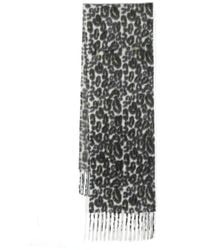 Faliero Sarti - Leopard-Print Fringed Scarf - Lyst