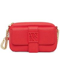 ARMANI EXCHANGE - Mini Logo-Embellished Cross-Body Bag - Lyst