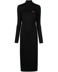 David Koma - Open-Back Jersey Midi Dress - Lyst