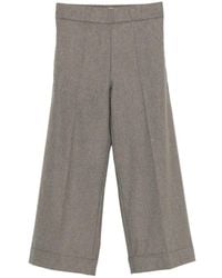 D.exterior - Pressed-Crease Turned-Up Trousers - Lyst