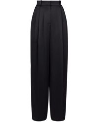 Nina Ricci - Crepe Satin Trousers - Lyst