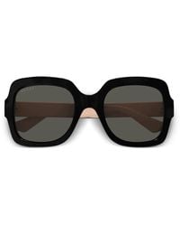 Gucci - オーバーサイズフレーム サングラス - Lyst
